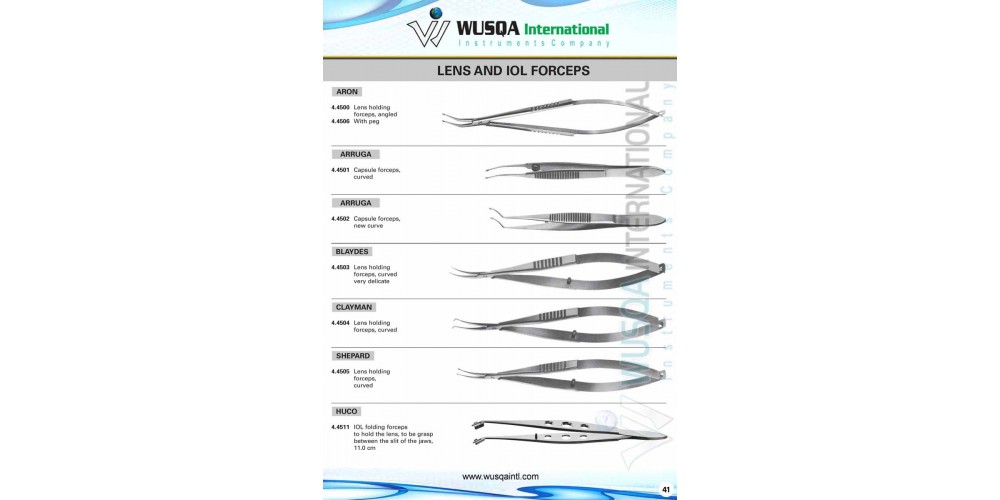 Lens and IOL Forceps 